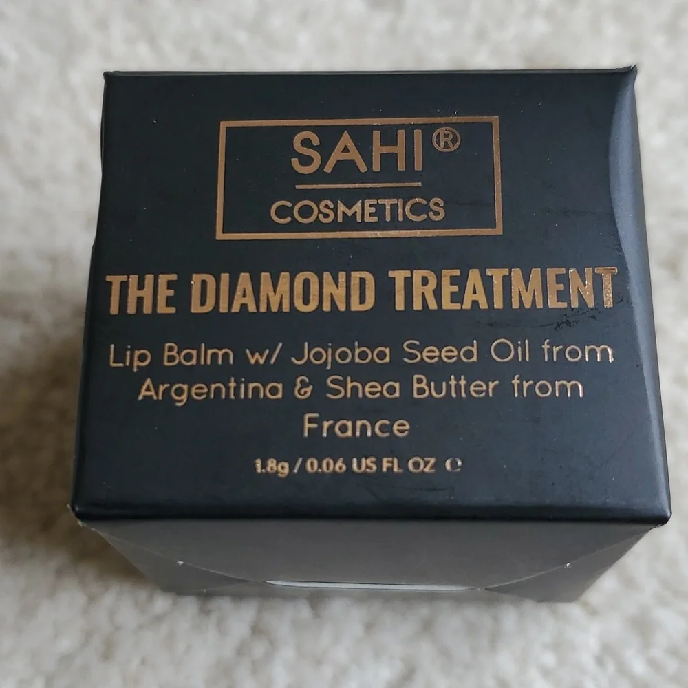 The Diamond Treatment Lip Balm by Sahi Cosmetics NEW Shea Butter Jojoba Seed Oil